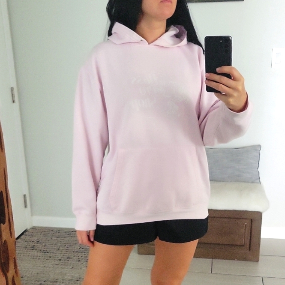 Bass Pro Shops Pink Oversized Long Sleeve Hoodie